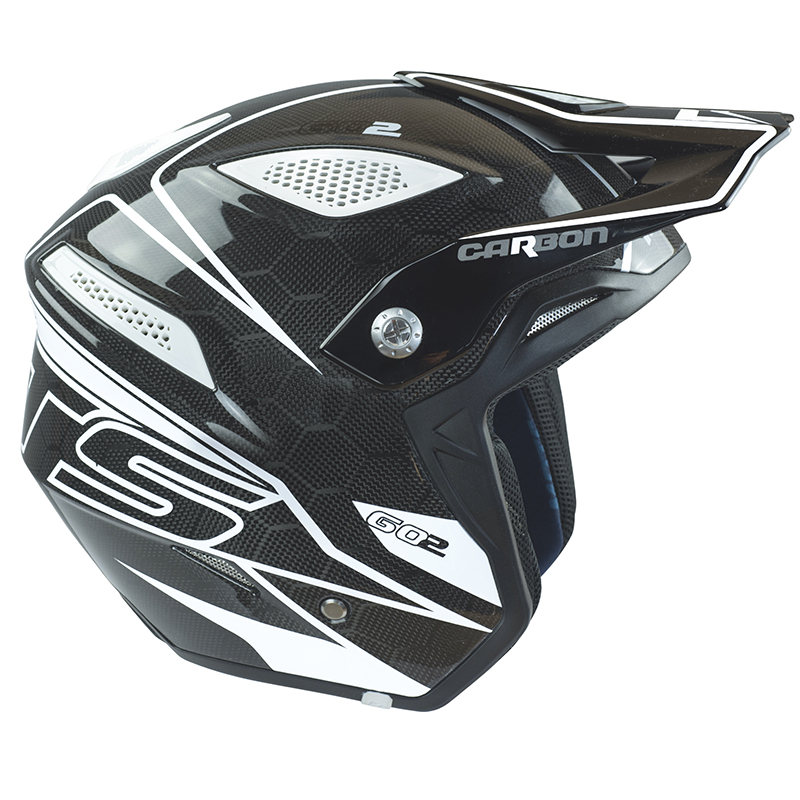 Bild von Helm Mots Go 2 Carbon weiss Gr. XL