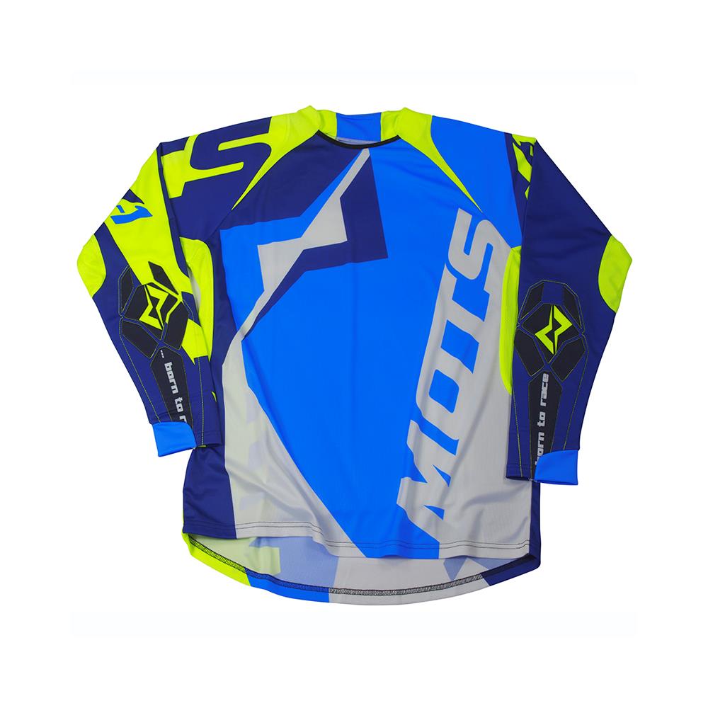 Bild von Cross Jersey Mots X1  blau/fluo  Gr. L